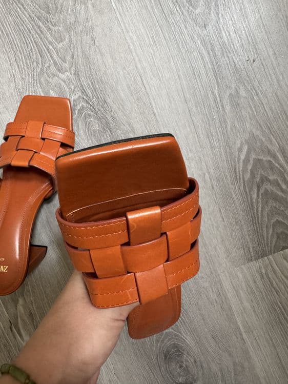 ZARA мюли кожаные — 6