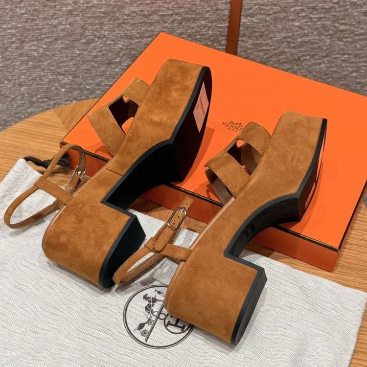 Сандалии на платформе Hermes — 3