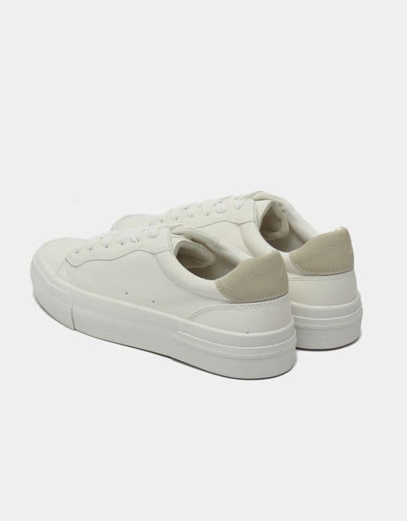Bershka кеды кроссовки белые — 2