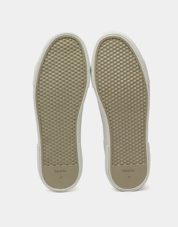Bershka кеды кроссовки белые — 3
