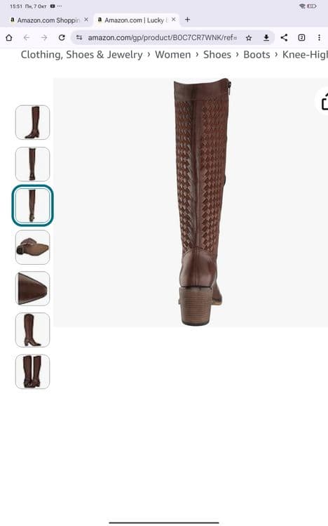 Lucky brand натуральная кожа из США сапоги — 7