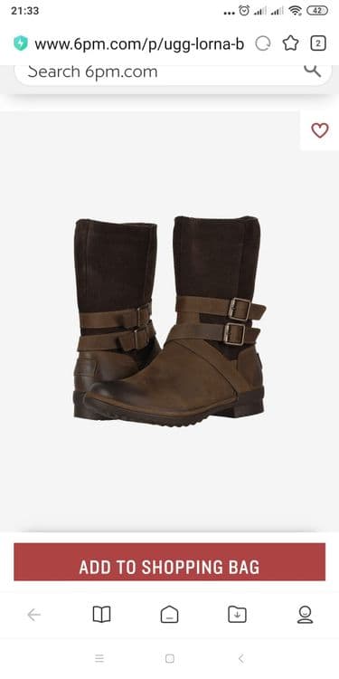 Ugg 34-35 теплые сапоги — 1