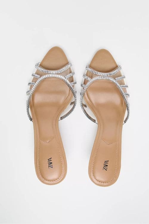 Новые мюлис камнями ZARA — 2