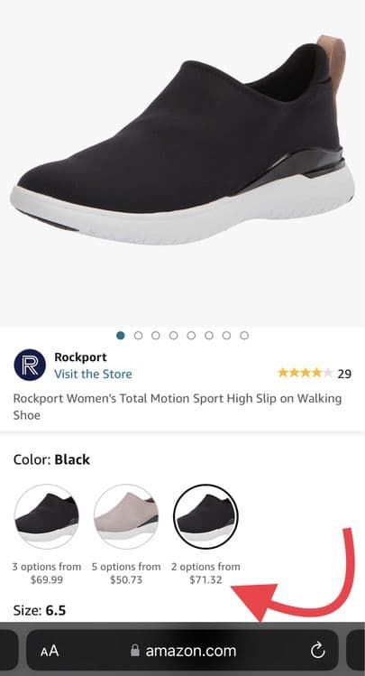 Rockport, Total Motion. Кожаные спортивные слипоны  из США, раз. 37 — 8