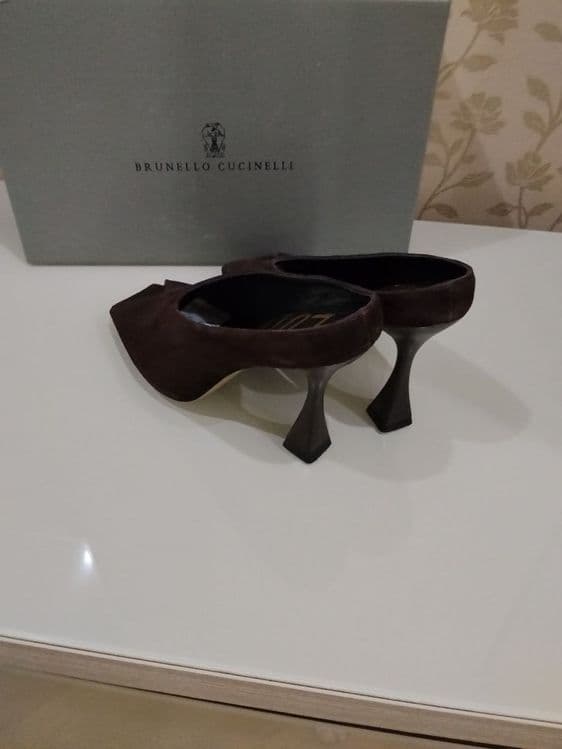 Новые замшевые туфли brunello cucinelli / lottini — 3