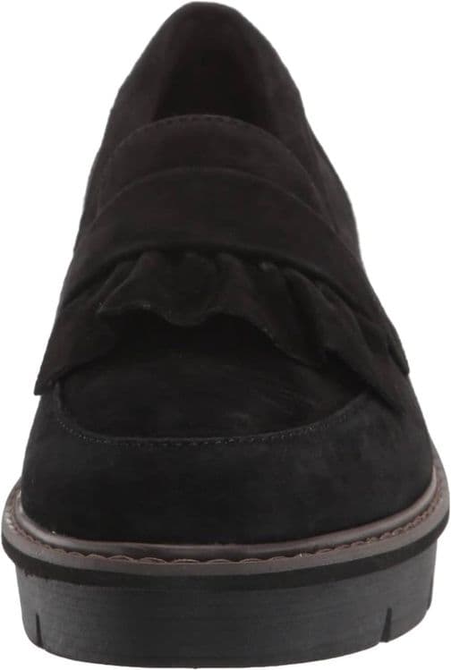 Clarks, Airabell Slip. Кожаные/ замшевые лоферы из США. Разм 38.5 — 2