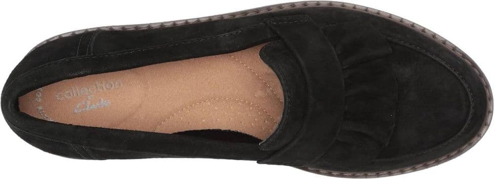 Clarks, Airabell Slip. Кожаные/ замшевые лоферы из США. Разм 38.5 — 5