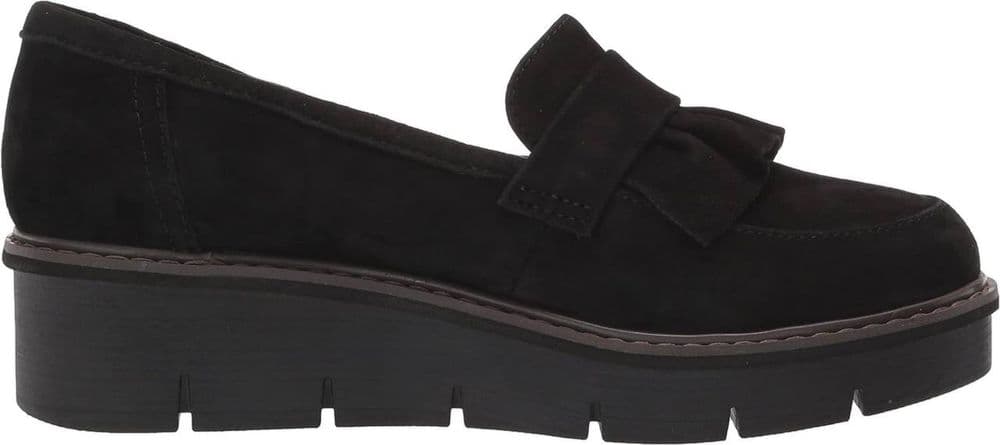 Clarks, Airabell Slip. Кожаные/ замшевые лоферы из США. Разм 38.5 — 6
