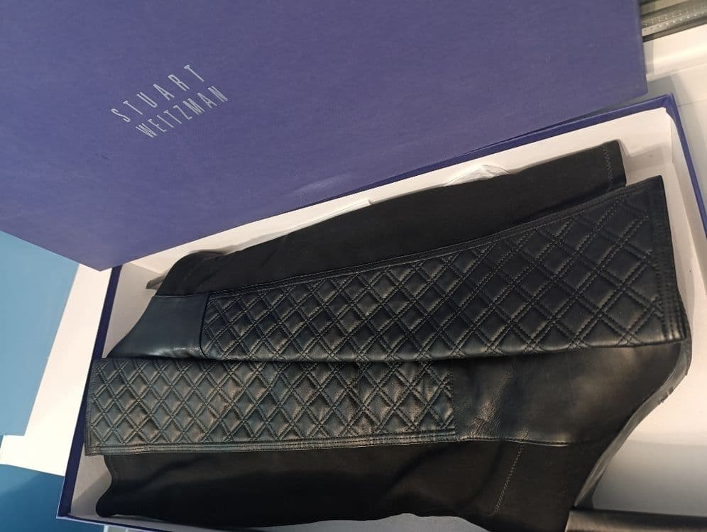 Роскошные сапоги-ботфорты от Stuart Weitzmann,Испания, привозные — 2
