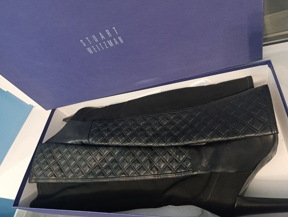 Роскошные сапоги-ботфорты от Stuart Weitzmann,Испания, привозные — 3
