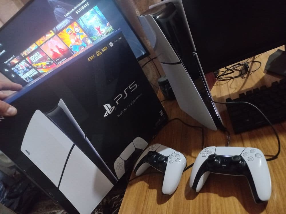 PS5 slim vzlom versiya 8.60 ideal 2 djoystik original. — 1