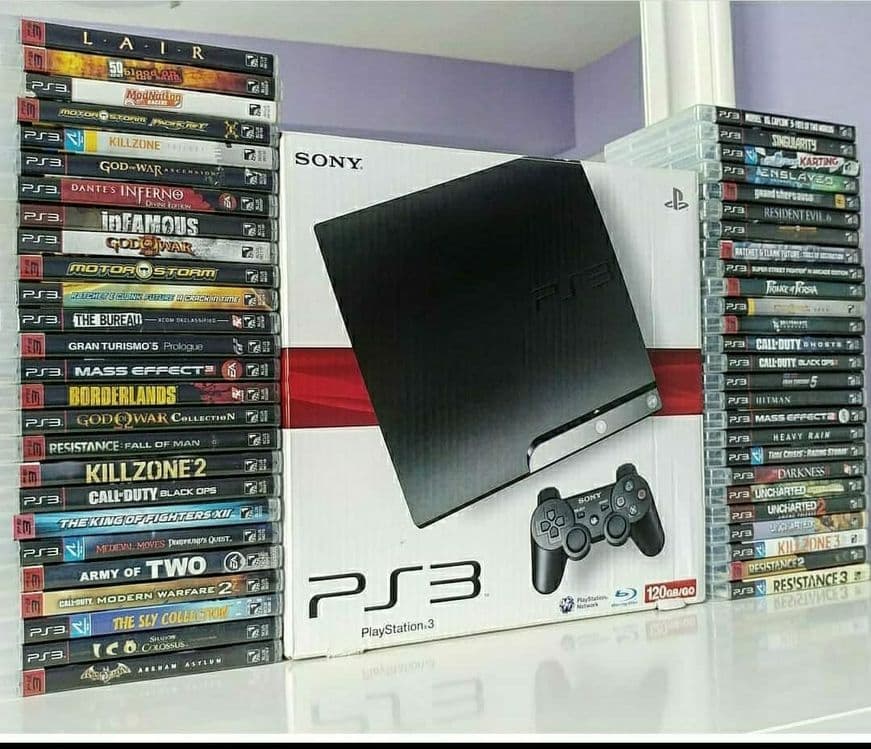 Ps3 slim idyal holatda blomba ochilmagan yangi masla 500 gb — 3
