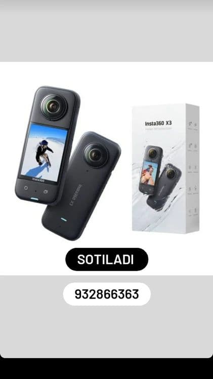 Sotiladi Insta 360 3X   New — 1