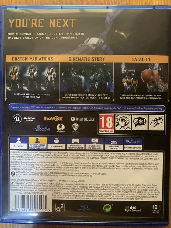 PS4/PS5 Mortal Kombat 11 — 2