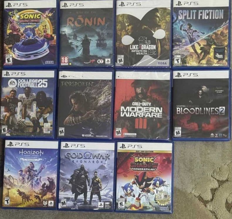 Playstation 5 games Диски — 1