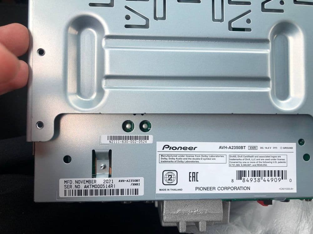 Pioneer AVH-A2350bt — 2