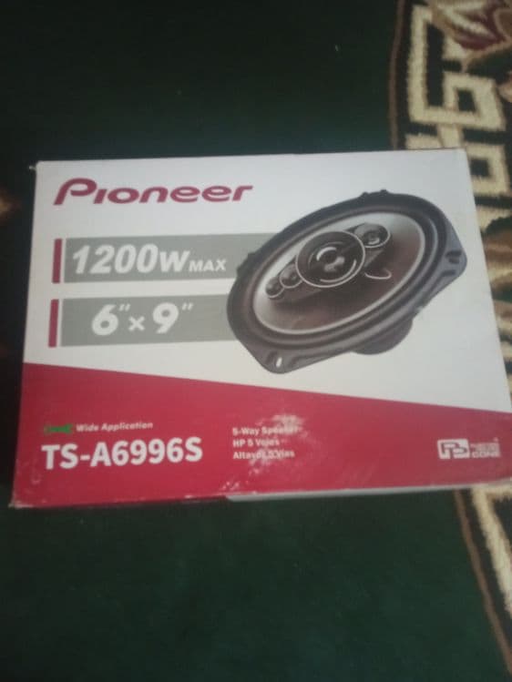 Pioneer 1200w max 6×9 TS-A6996S — 1
