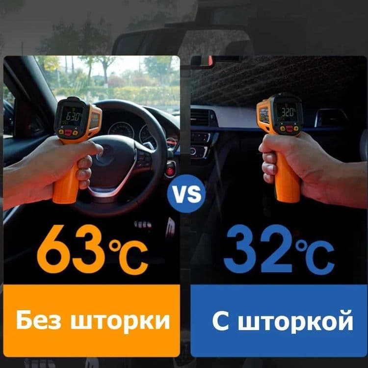 Машина учун, соябон, қуйошдан химоя олд ойнаси учун. — 1