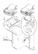Бачок омывателя на Skoda Kodiaq