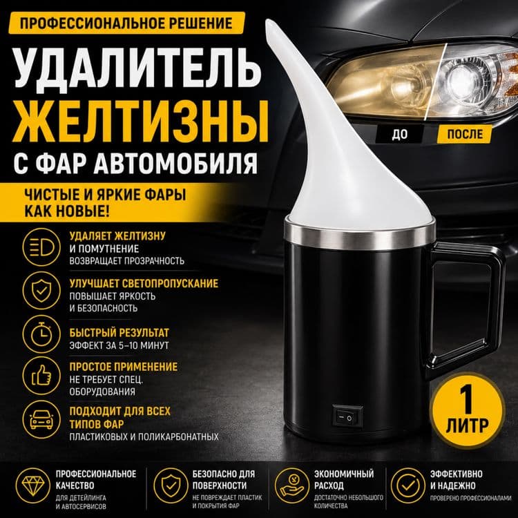 Химическая полировка фар и аппарат — 2
