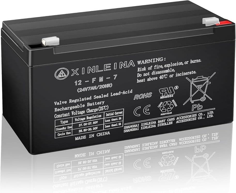 Замена аккумулятора детский электромобиль 24V 7AH батарея — 2