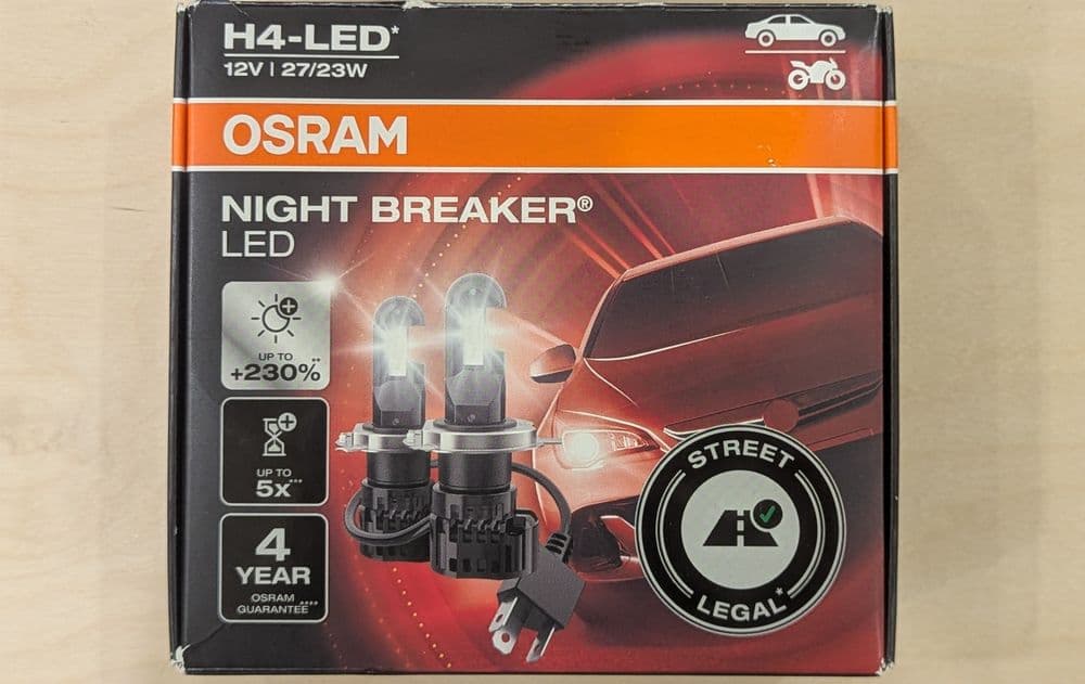 LED лампа Osram H4. Made in Italy — 1