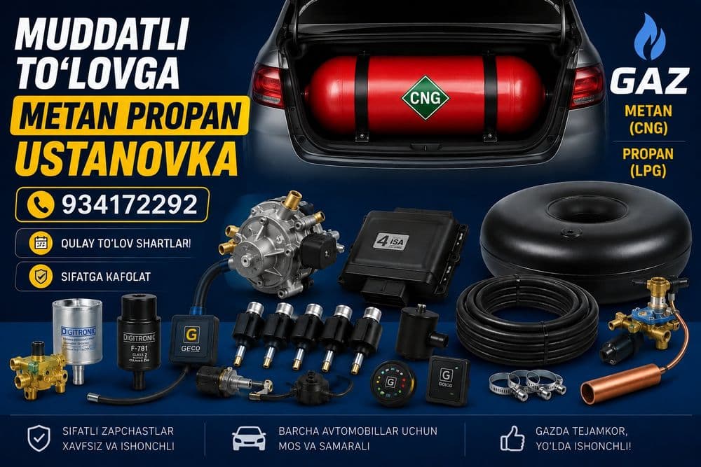 Propan Metan ustanovka Muddatli toʻlovga — 1