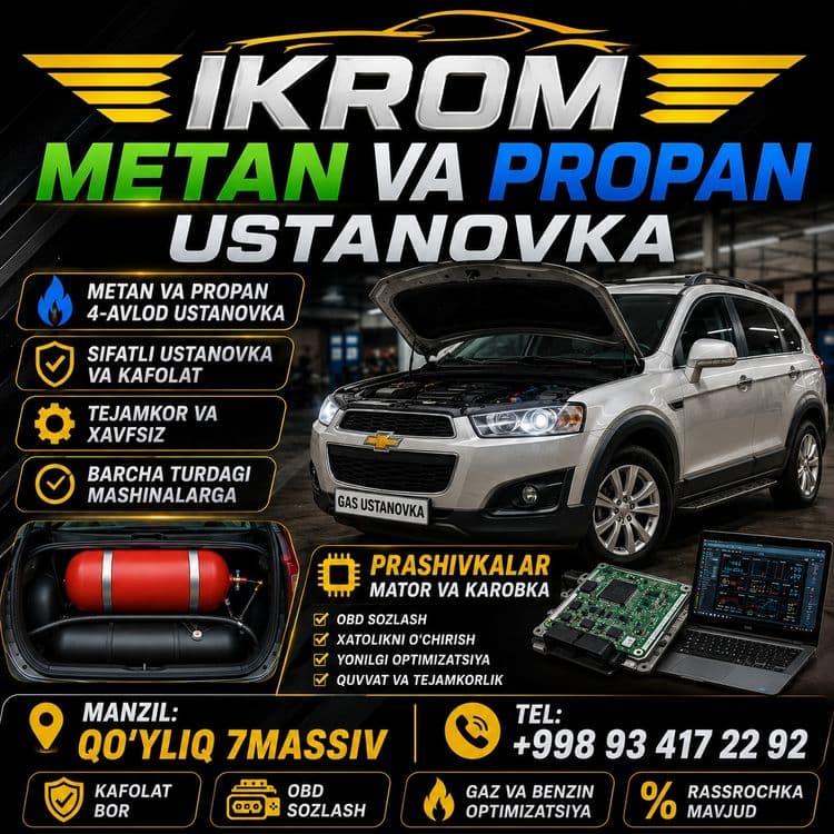 Propan Metan ustanovka Muddatli toʻlovga — 5