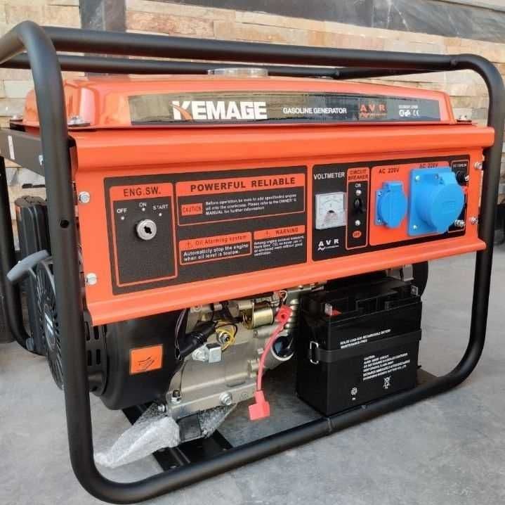 Kemage KM6500C-5.5kw max with key start wheels and handles запчасти — 1