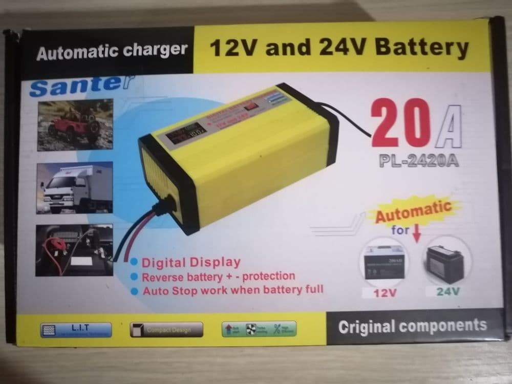 Новая  автомат-зарядка 12/24 V (7-400 Аmper*Нour), электронно-импульс. — 1