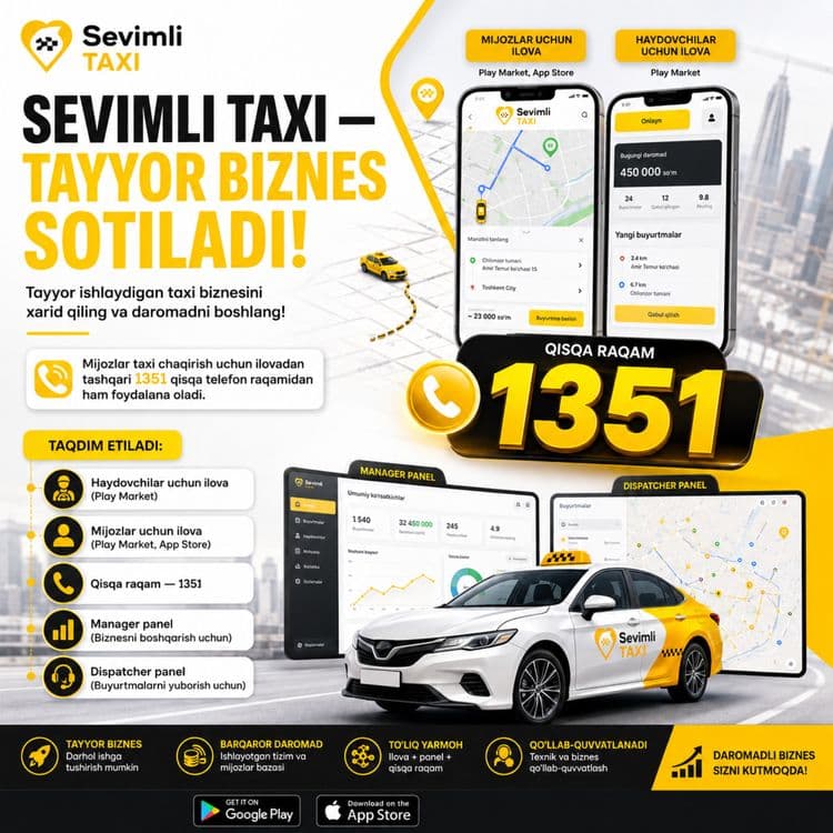Tayyor biznes sotiladi | Тайёр бизнес сотилади — 1