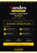 Tayyor yangi Yandex taksi park sotiladi Biznesingizni bugunoq boshlang