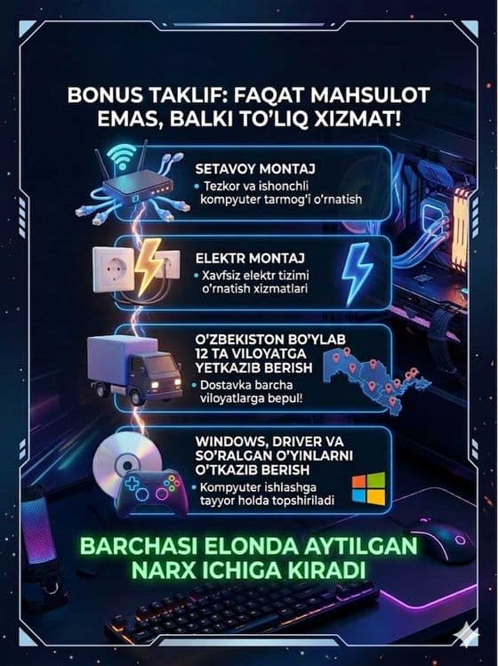 Game club 10 talik full komplekt komputer | mebel loft | kreslo — 5