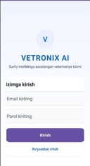 VETRONIX AI - Tayyor Android ilovasi sotiladi