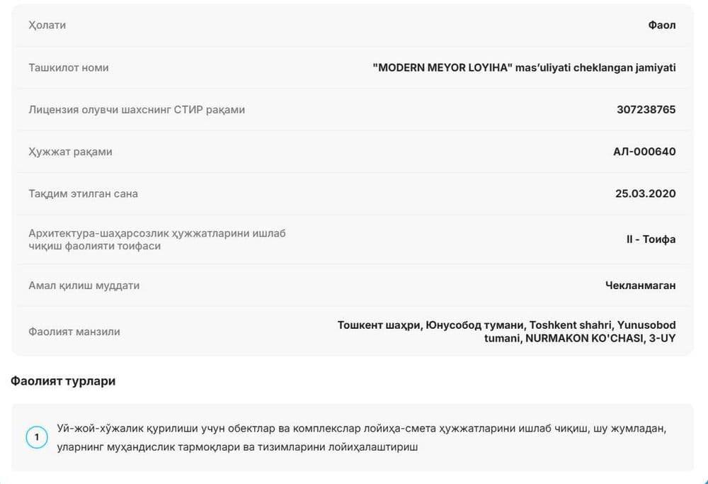Проектная компания на продажу — 1