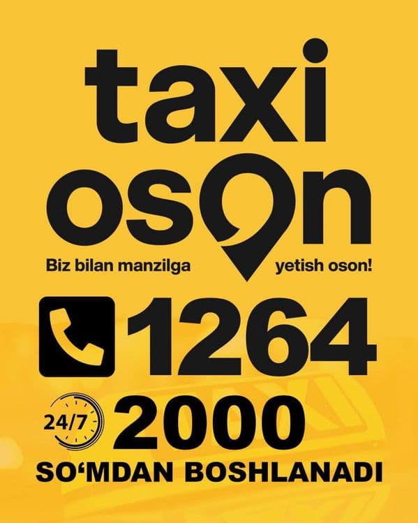 Taxi park tayyor qisqa raqami bilan — 1