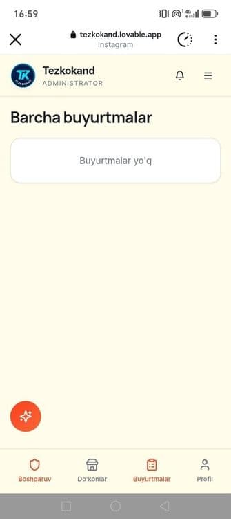 Tayyor delivery  biznes ilovasi sotiladi tezkokand — 2