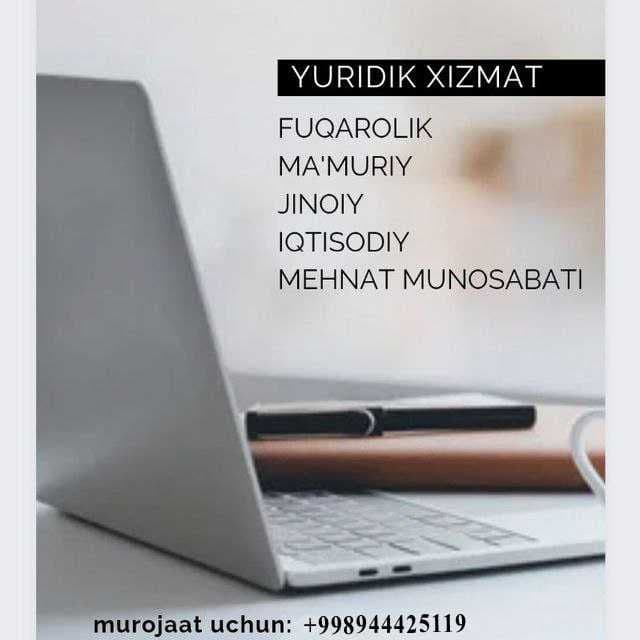 Sifatli yuridik xizmat ko'rsatiladi. — 1