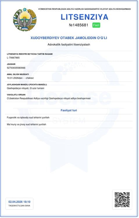 Advokat,advokatlik xizmati,huquqiy yordam,inson huquqlari,fuqarolar,yu — 2