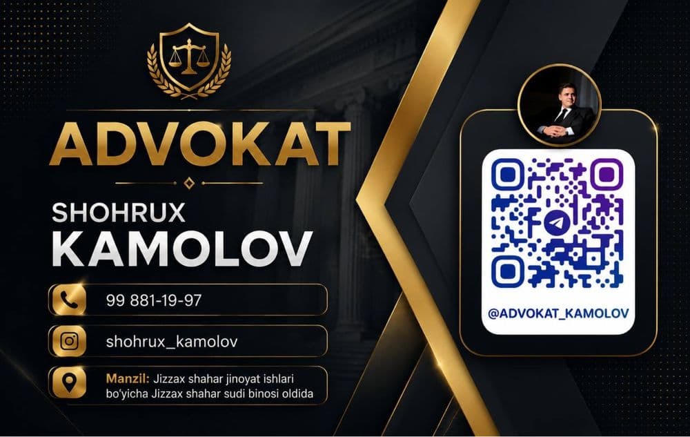 Advokat xizmati. Huquqingiz himoyasi! — 3