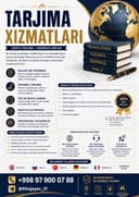 Notarial tasdiqli tarjimalar, apostil xizmati. Переводы с нотариальным