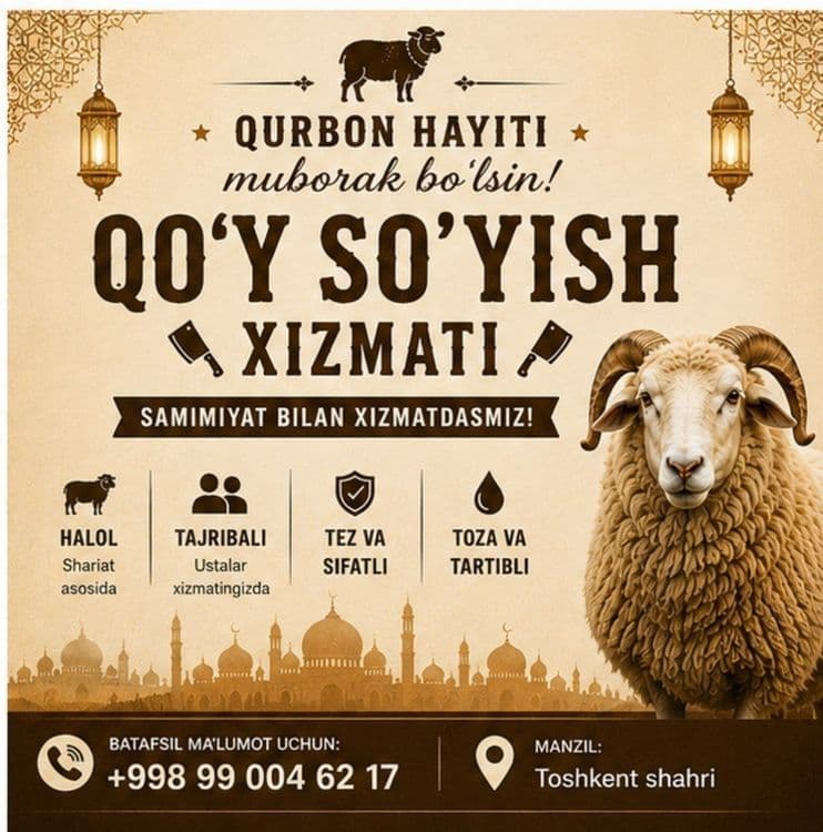 qassob xizmati 24/7 — 4
