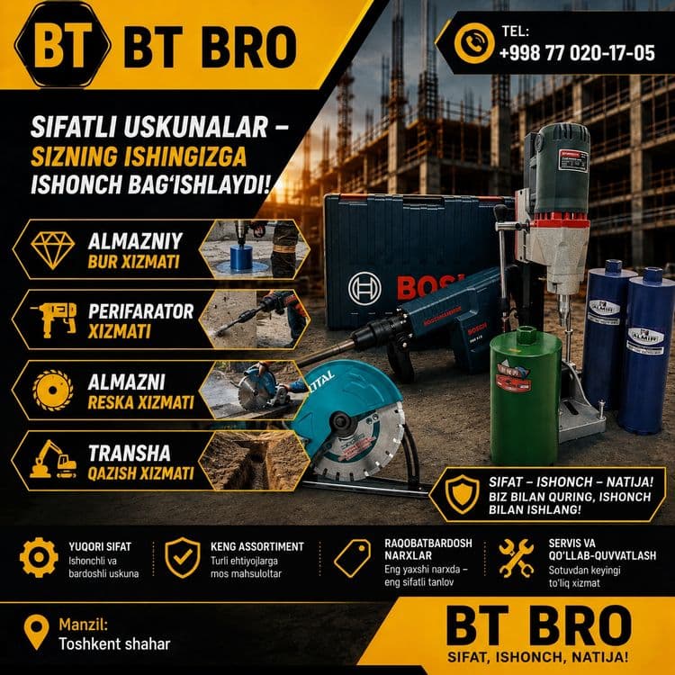 Beton buzamiz kesish teshik ochish xizmatlar — 2