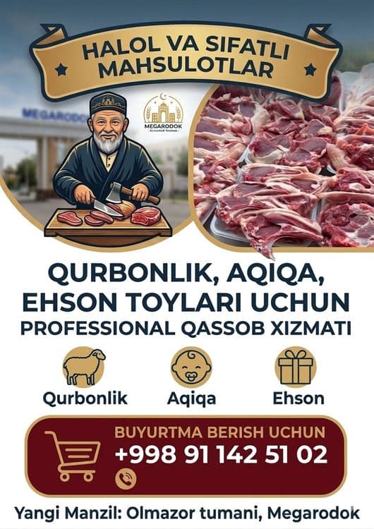 Qurbonlik uchun qassob xizmati — 3
