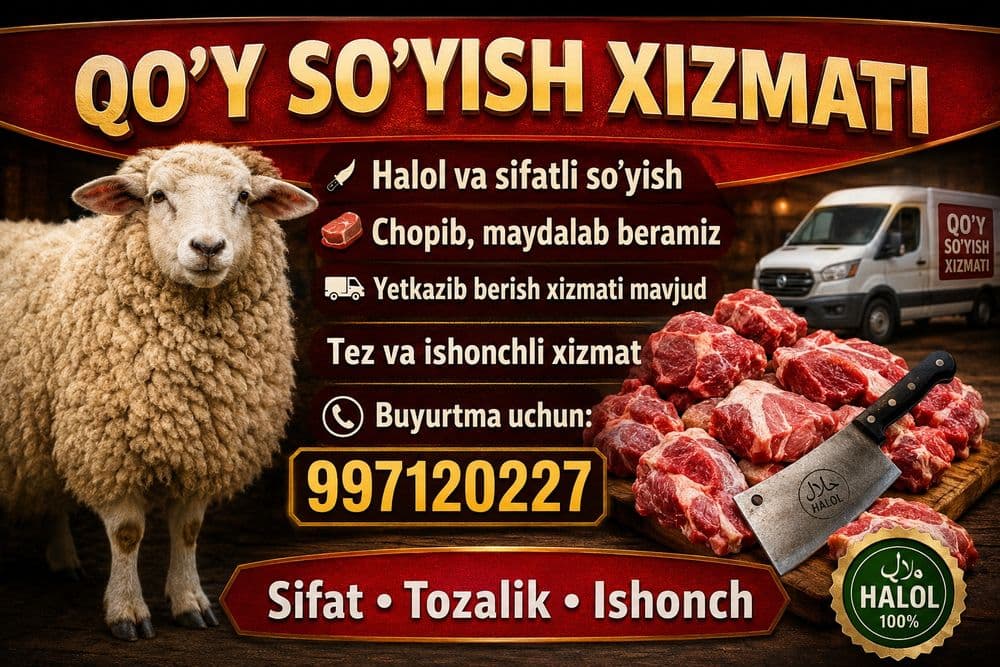 Sifatli Qassoblik xizmati toza va halol ishlash — 1