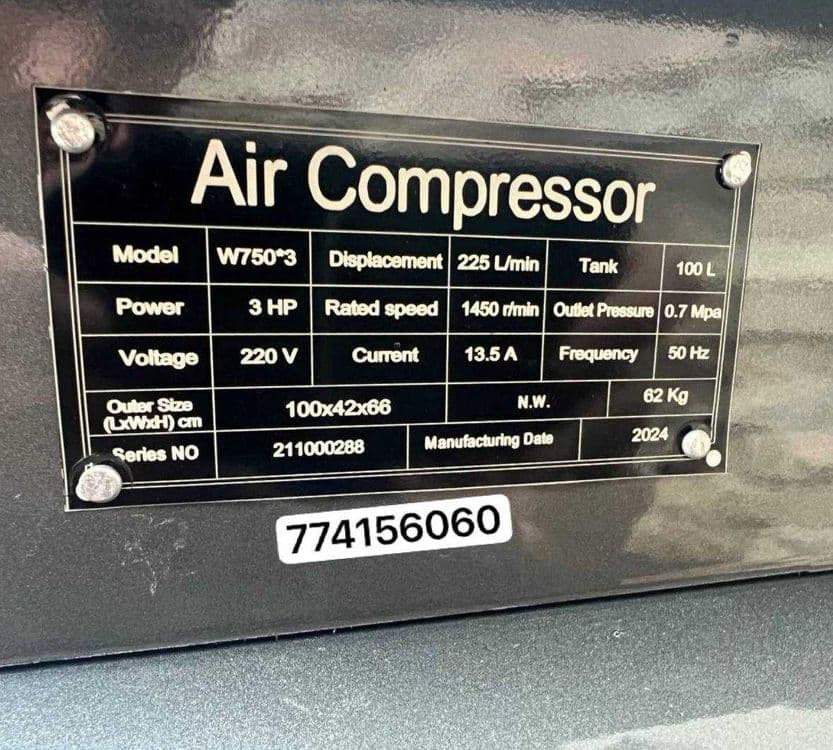 KOMPRESOR безшумный воздушный компрессор SAAB 100L air compressor — 3
