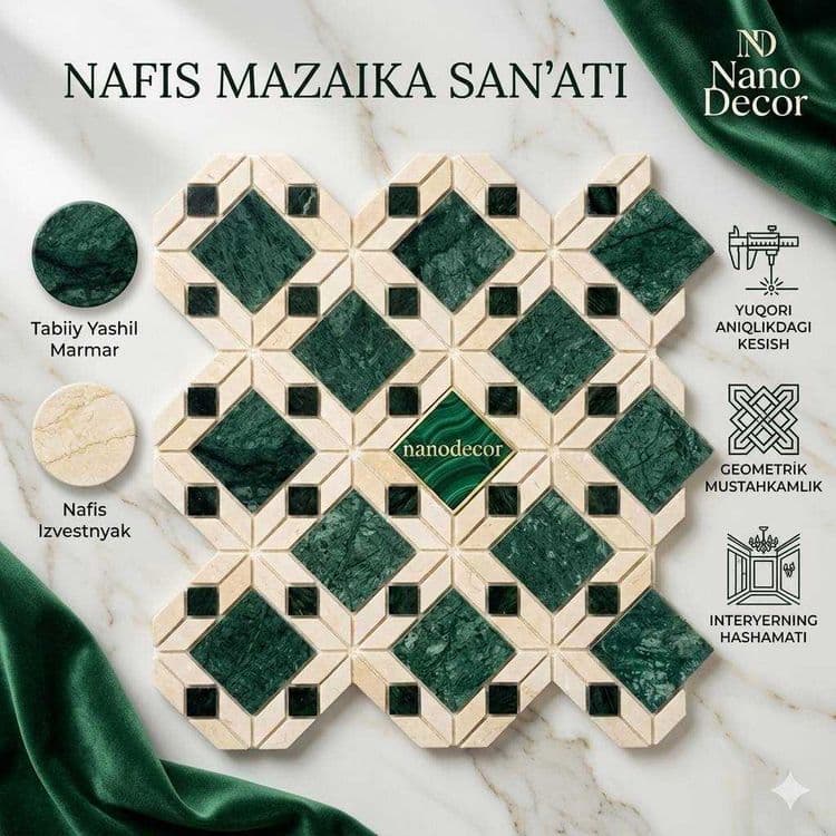 Мозаика (Известняк, Мрамор, Гранит) "NANO DECOR" — 5