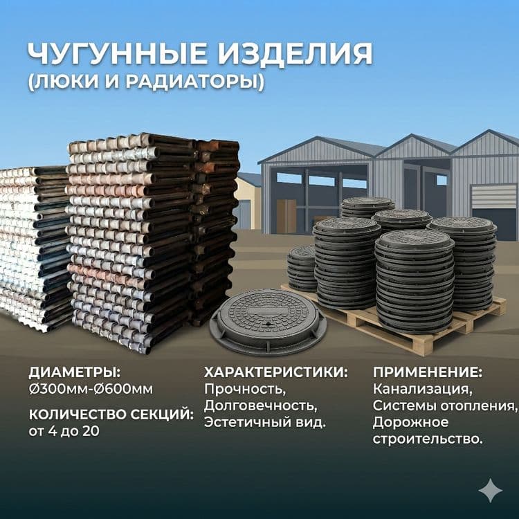 Асбест труба, чугун батарея, Асбестоцементные трубы, асбест- қувурлар — 2
