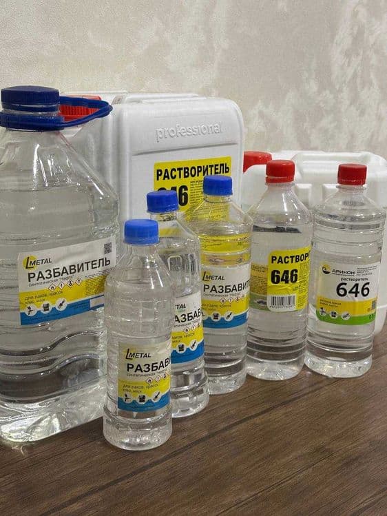 Rastvaritel 646 R-4 OPTOM xamma xajimdagisidan mavjud — 3