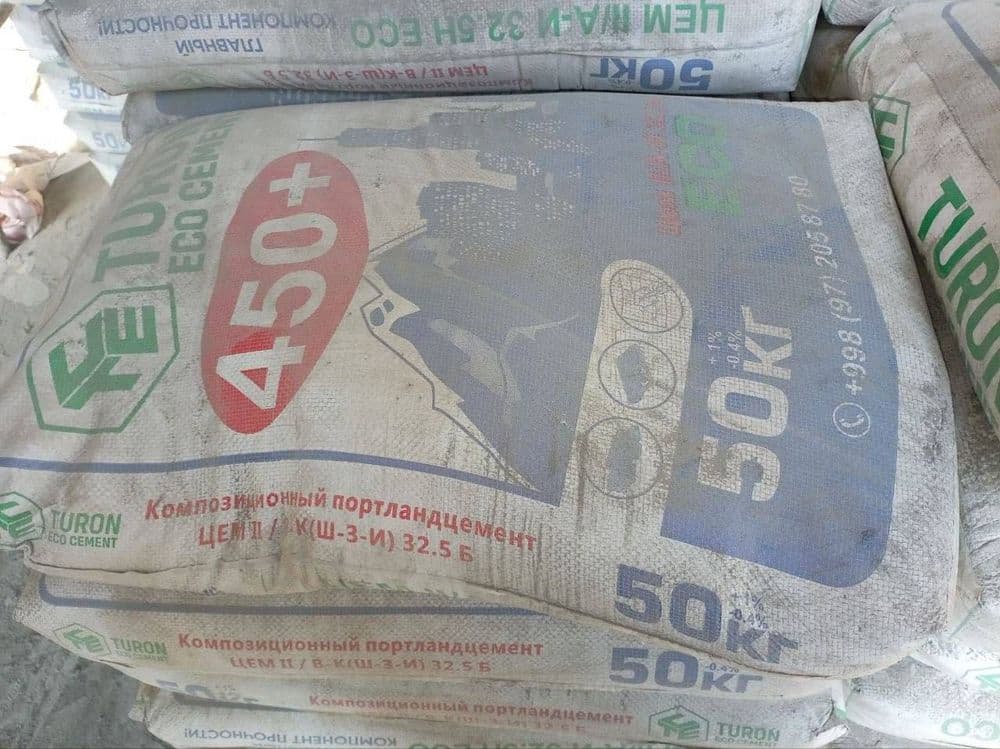 Турон Эко ва Навал цемент | М450-М550 | Арзон нархда — 3